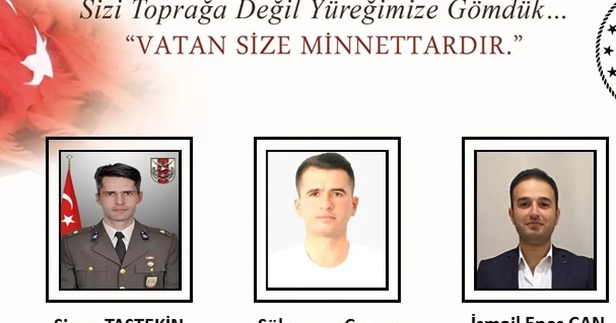 Cumhurbaşkanı Erdoğan’dan helikopter kazasındaki şehitlere taziye mesajı