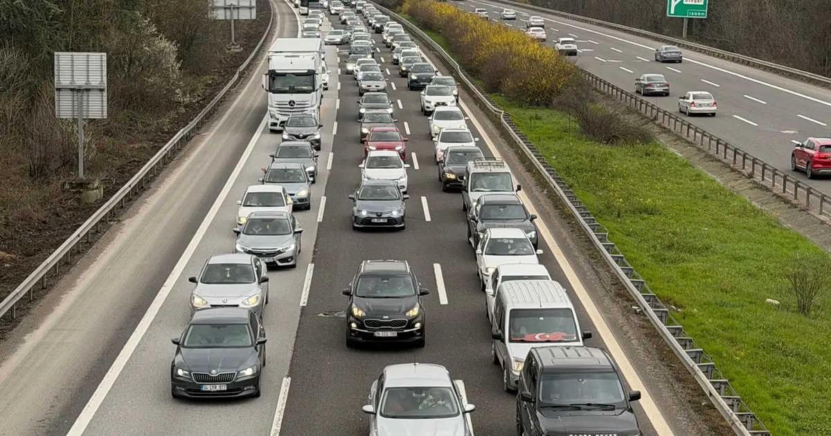 Bayram dönüşü yoğunluğu