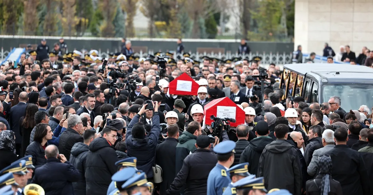 ASELSAN şehitleri Ankara’da son yolculuğuna uğurlandı