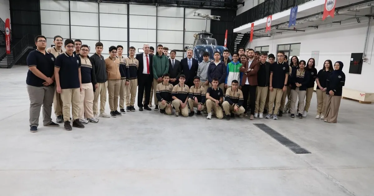 Kayseri Melikgazi'de hava lisesi öğrencilerine tam destek
