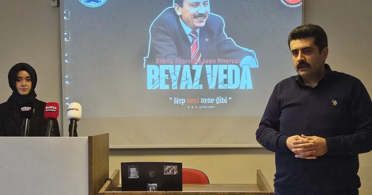 Bursa’da Muhsin Yazıcıoğlu “Beyaz Veda” programıyla anıldı