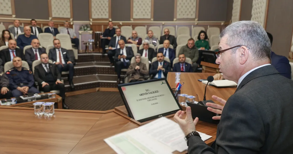 Artvin İl Hayvanları Koruma Kurulu toplandı