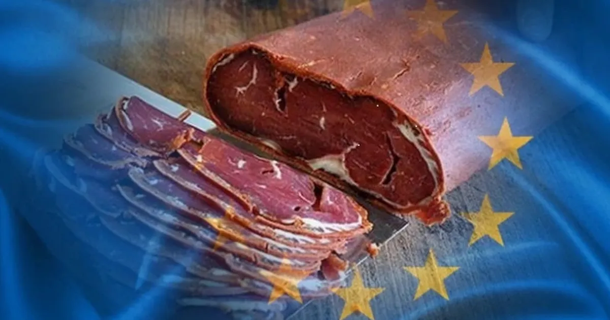 Kayseri pastırması AB'ye girdi