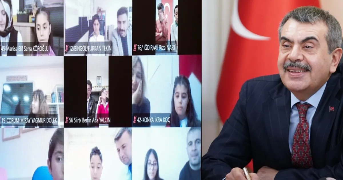 Bakan Tekin, 23 Nisan programını çocuklarla şekillendiriyor