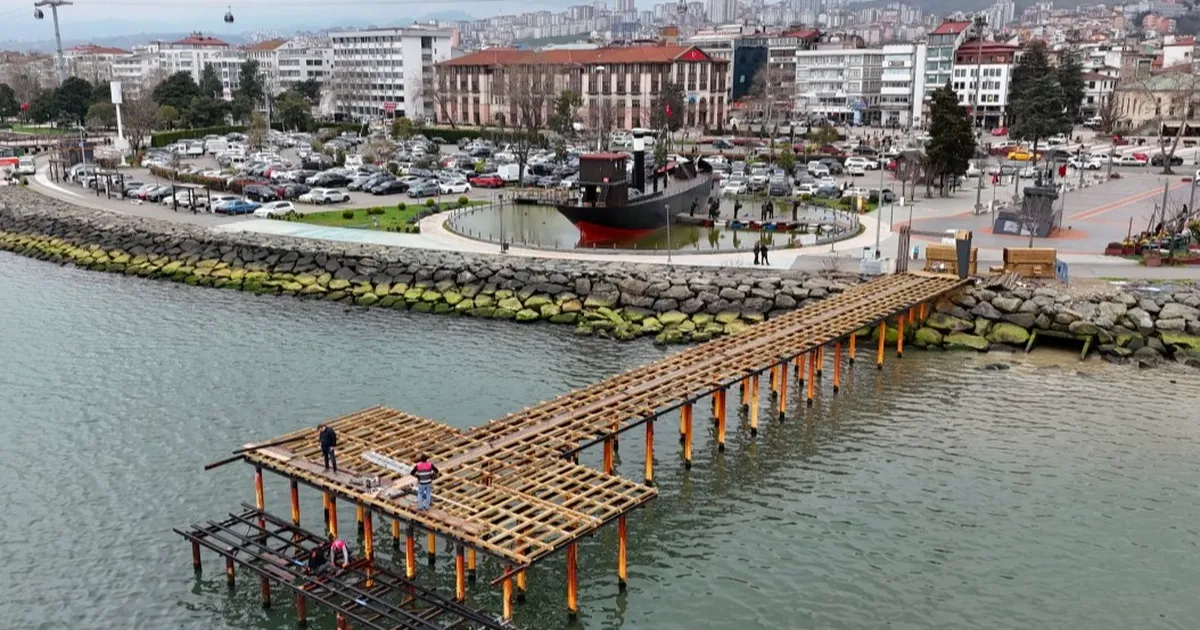 Ordu’da Ayışığı İskelesi yeniden hayat buluyor