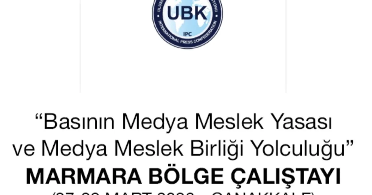 Medya Meslek Yasası İçin Marmara Bölge Çalıştayı Çanakkale'de yapılacak