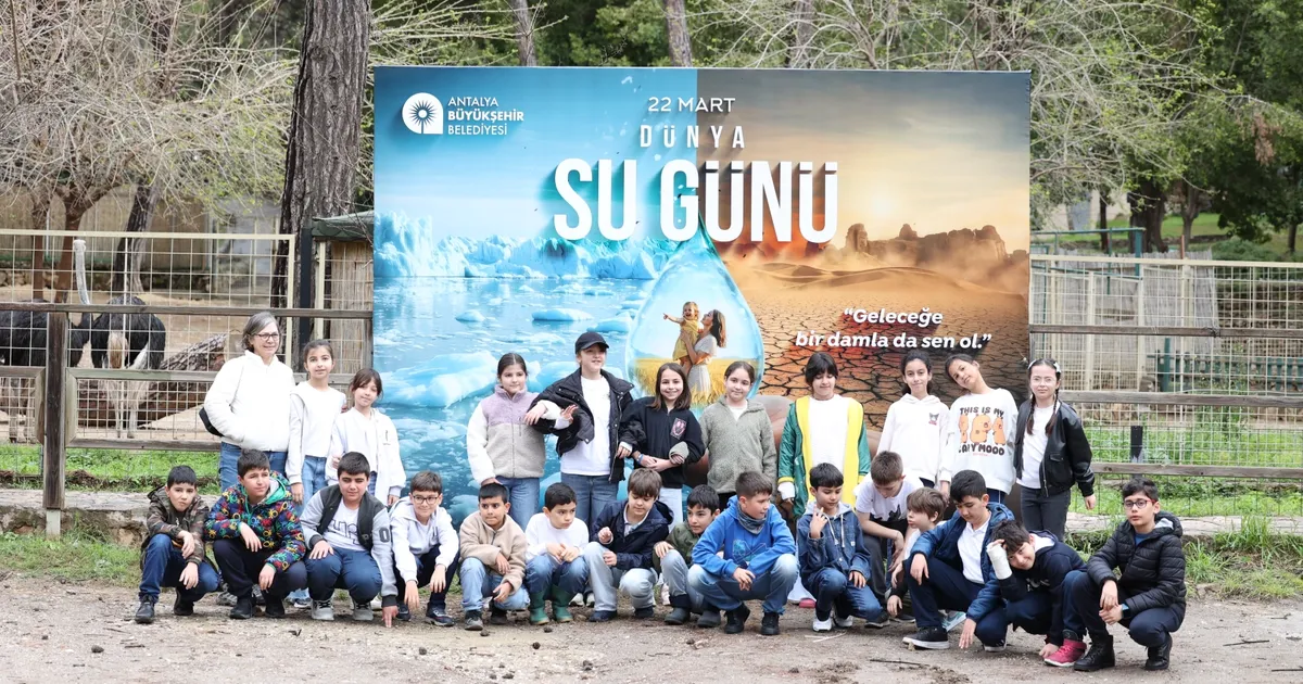Antalya'da Dünya Su Günü’nde çocuklara eğlenceli eğitim