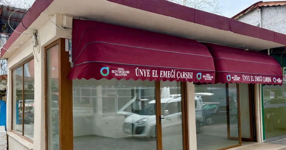 Ordu'da El Emeği Çarşısı modern hale getirildi