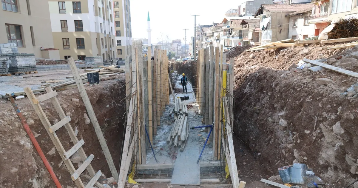 Kocaeli'de 360 metrelik dere ıslahı ile güvenli altyapı