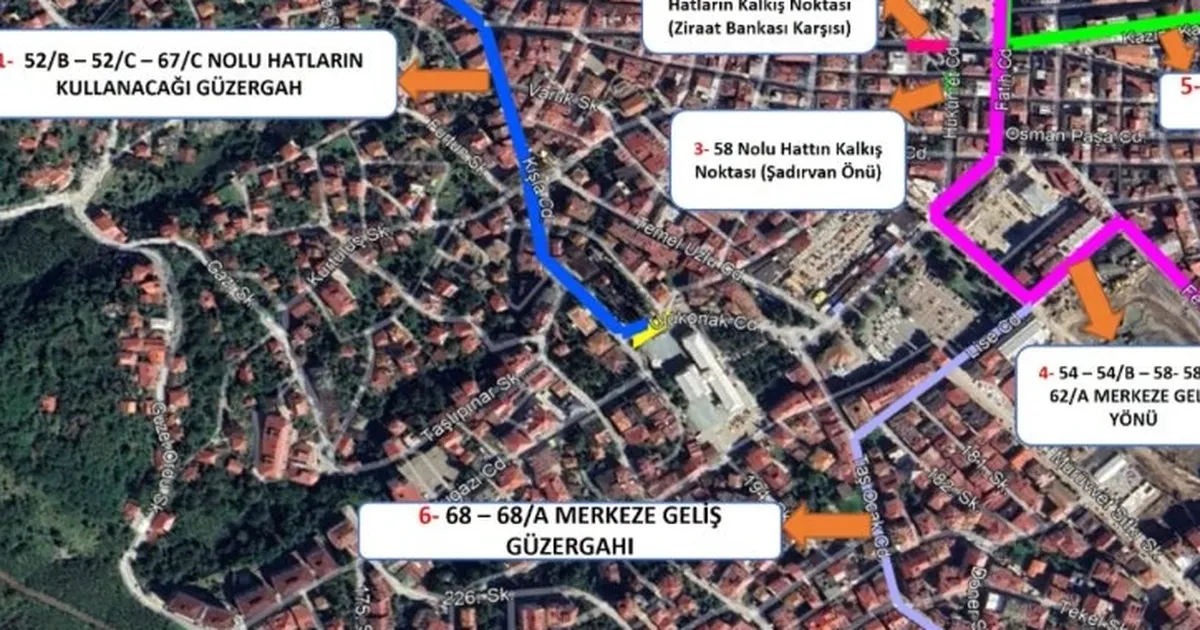 Ordu’da Hükümet Caddesi trafiğe kapanıyor! Güzergahlar değişti