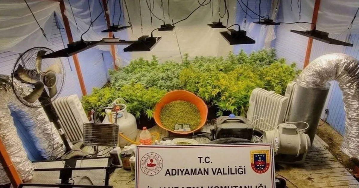 Adıyaman’da uyuşturucu operasyonu