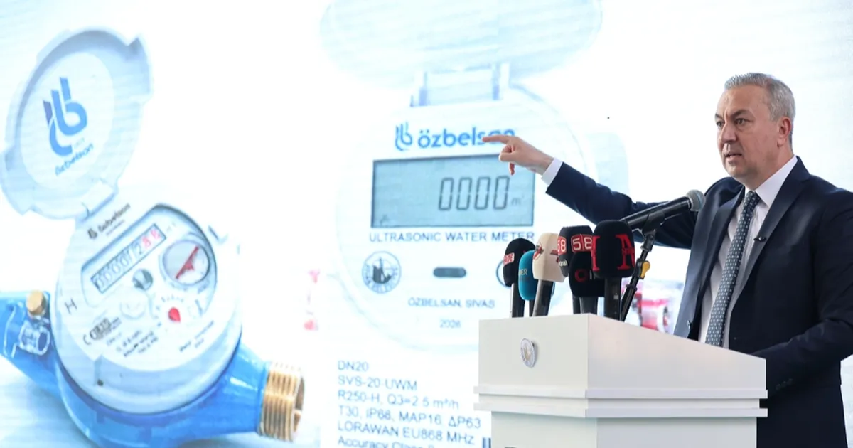 Sivas Belediyesi’nden yerli akıllı su sayacı