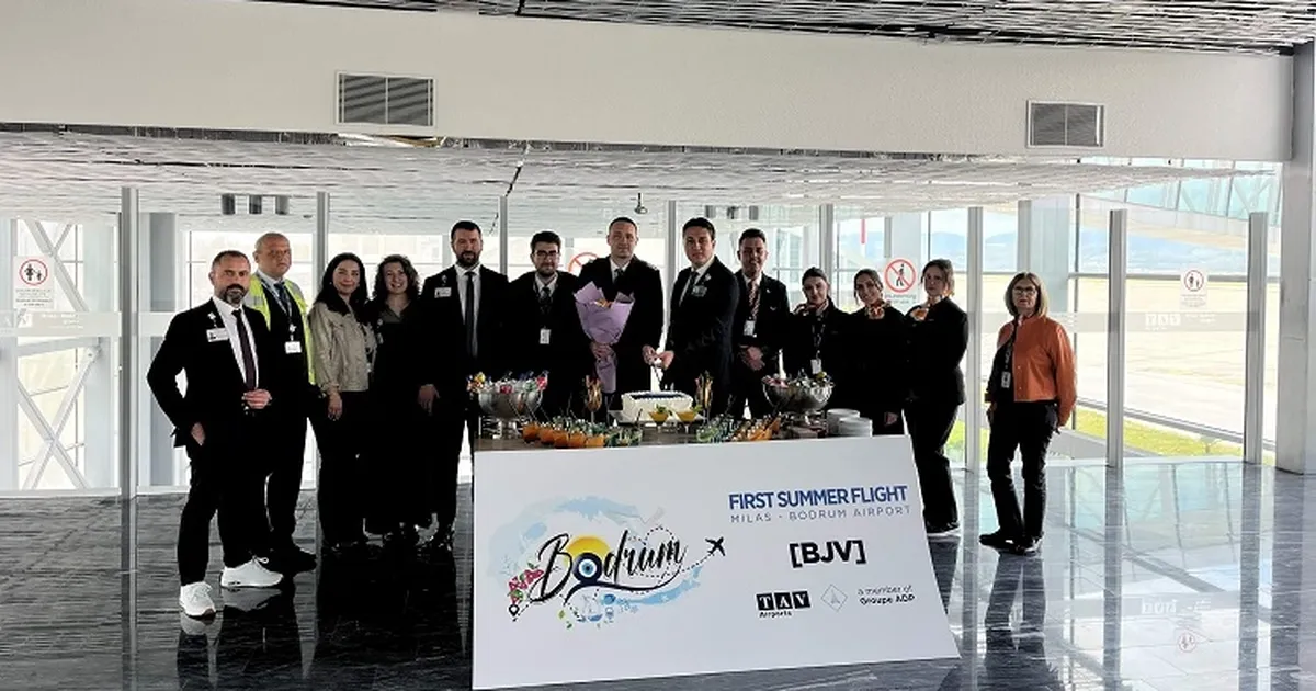 Milas-Bodrum Havalimanı sezonun ilk dış hat uçuşunu karşıladı - Ekonomi Haberleri