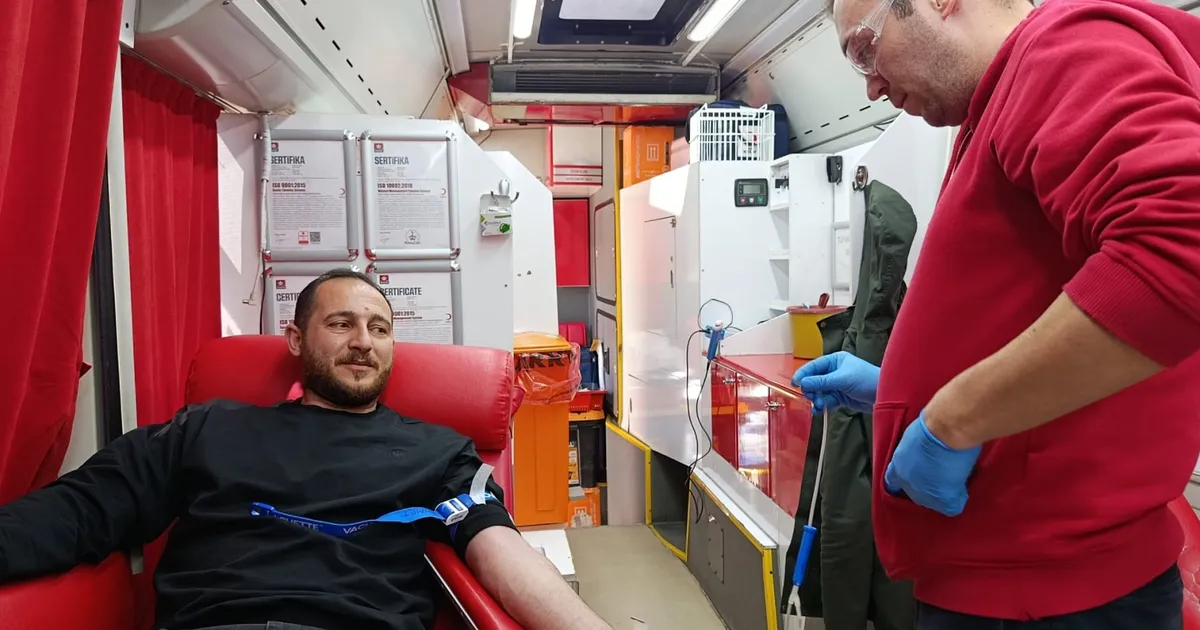 Bilecik Pazaryeri’nde kan bağışına yoğun ilgi