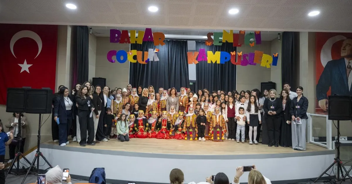 Mersin’de çocuk kampüslerinde bahar coşkusu