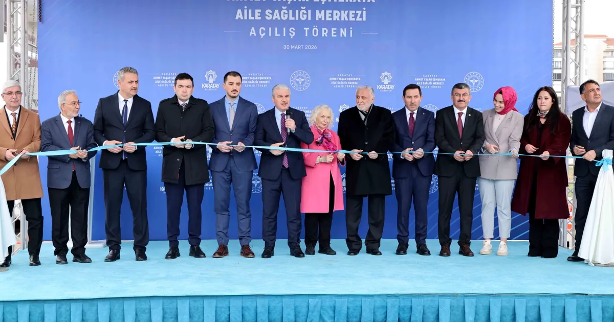 Konya Karatay'da Ahmet Yaşar Eşmekaya Aile Sağlığı Merkezi açıldı