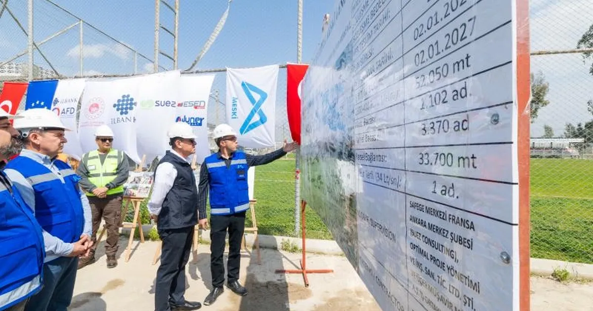 Mersin’de 55 kilometrelik kanalizasyon projesi yüzde 75 tamamlandı