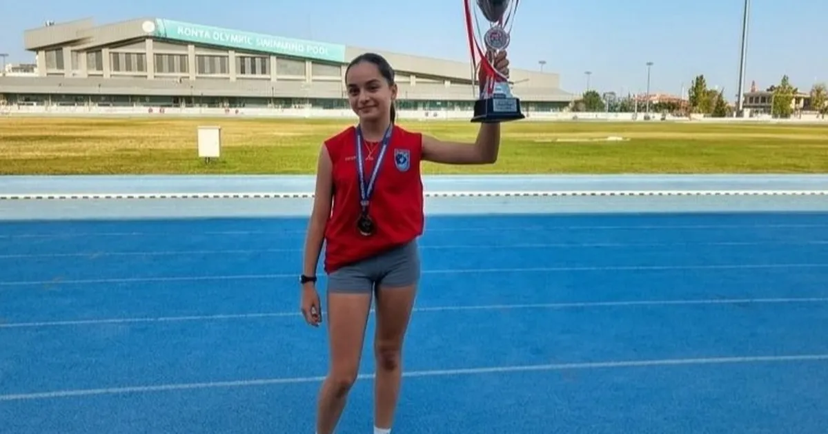 Kocaeli’de genç atlet Alya Gül Keskin Türkiye 3.’sü oldu