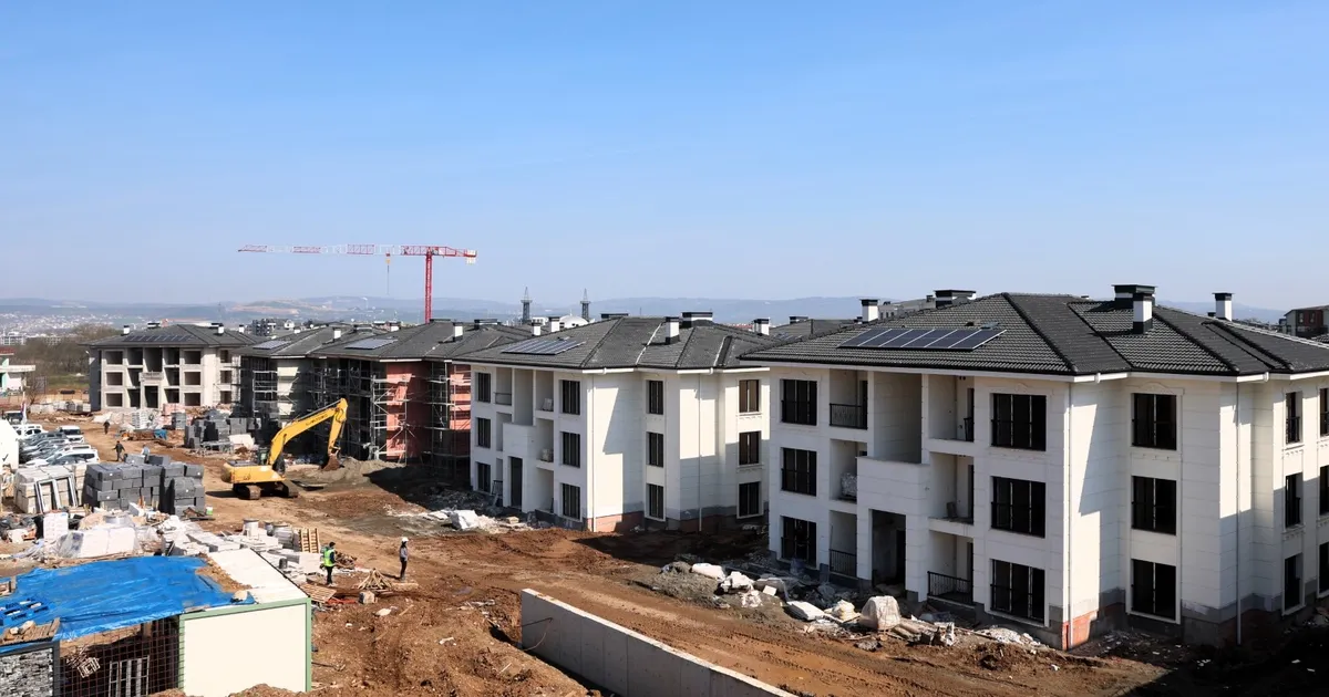 Kocaeli'de Kartepe Kent Konut Evleri’nde kaba inşaat tamamlandı - Gündem Haberleri