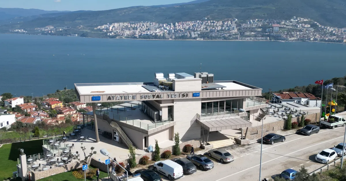 Bursa Gemlik'te Atatepe Sosyal Tesisi yenilenen yüzüyle hizmette