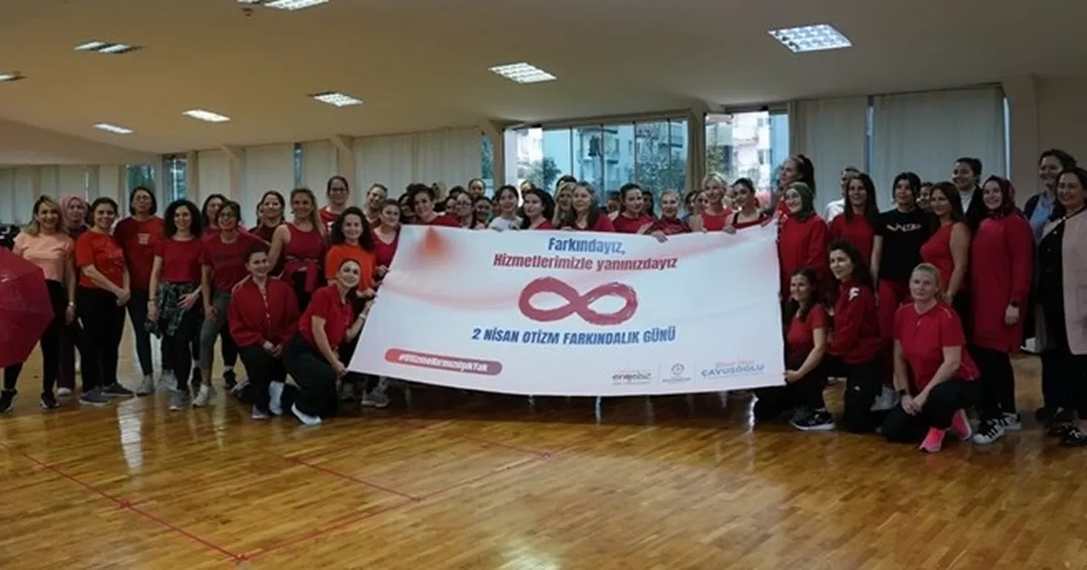 Denizli'de otizm farkındalığı için anlamlı etkinlik