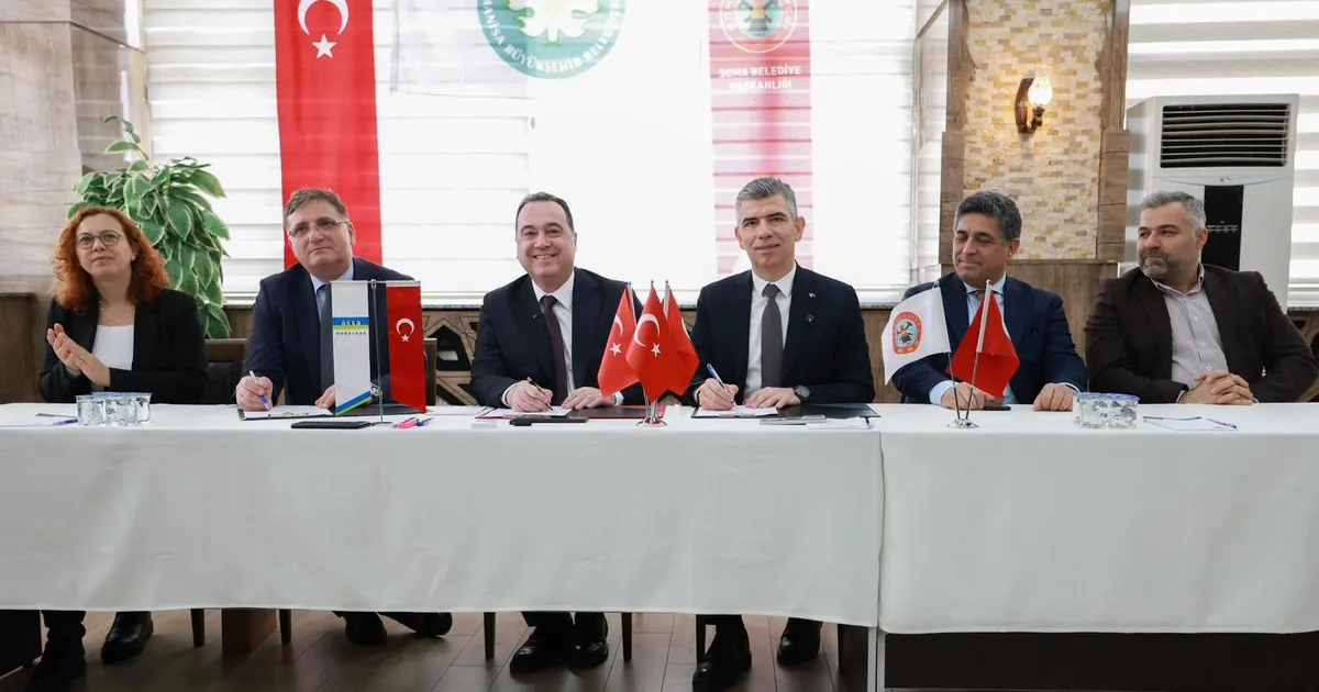 Manisa Soma’da doğal gaz için imzalar atıldı