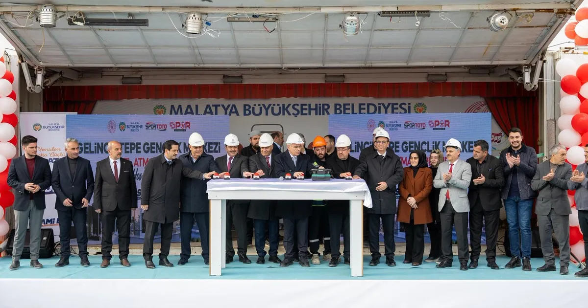 Malatya’da Gelinciktepe Gençlik Merkezi’nin temeli atıldı