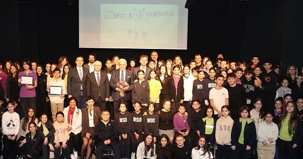 Bursa Nilüfer’in hikayesi çocukların fırçasında hayat buldu