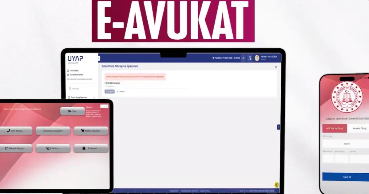 Adalette dijital dönüşüm... "e-Avukat" uygulaması devrede