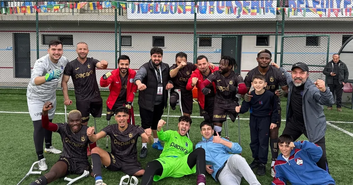Trabzon Ampute Futbol Takımı 3. sıraya yükseldi