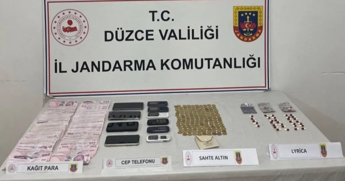 Düzce'de sahte altın dolandırıcılığı: 4 gözaltı