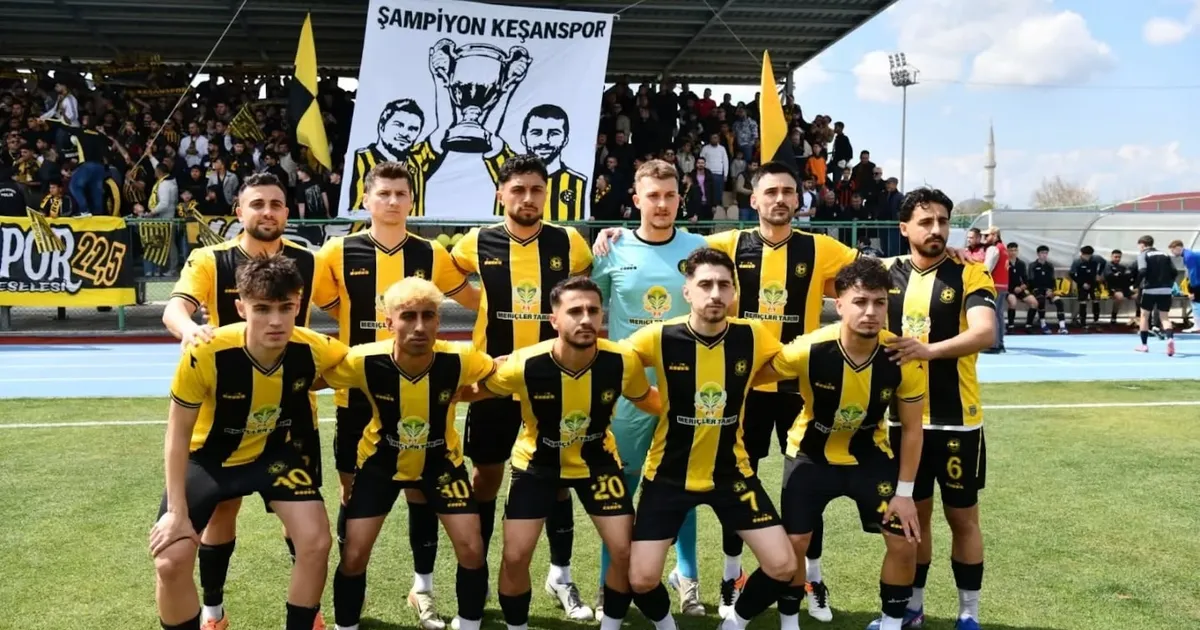 Keşanspor’dan şampiyonluk zaferi