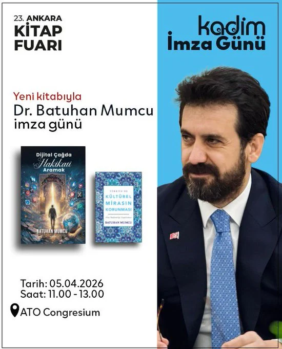 Bakan Yardımcısı Mumcu’dan Ankara Kitap Fuarı’nda imza günü daveti - Kültür-Sanat Haberleri
