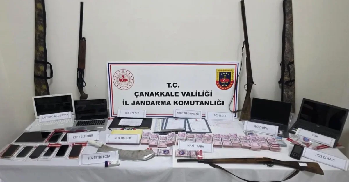 Çanakkale’de tefecilik operasyonu: 19 gözaltı - Gündem Haberleri