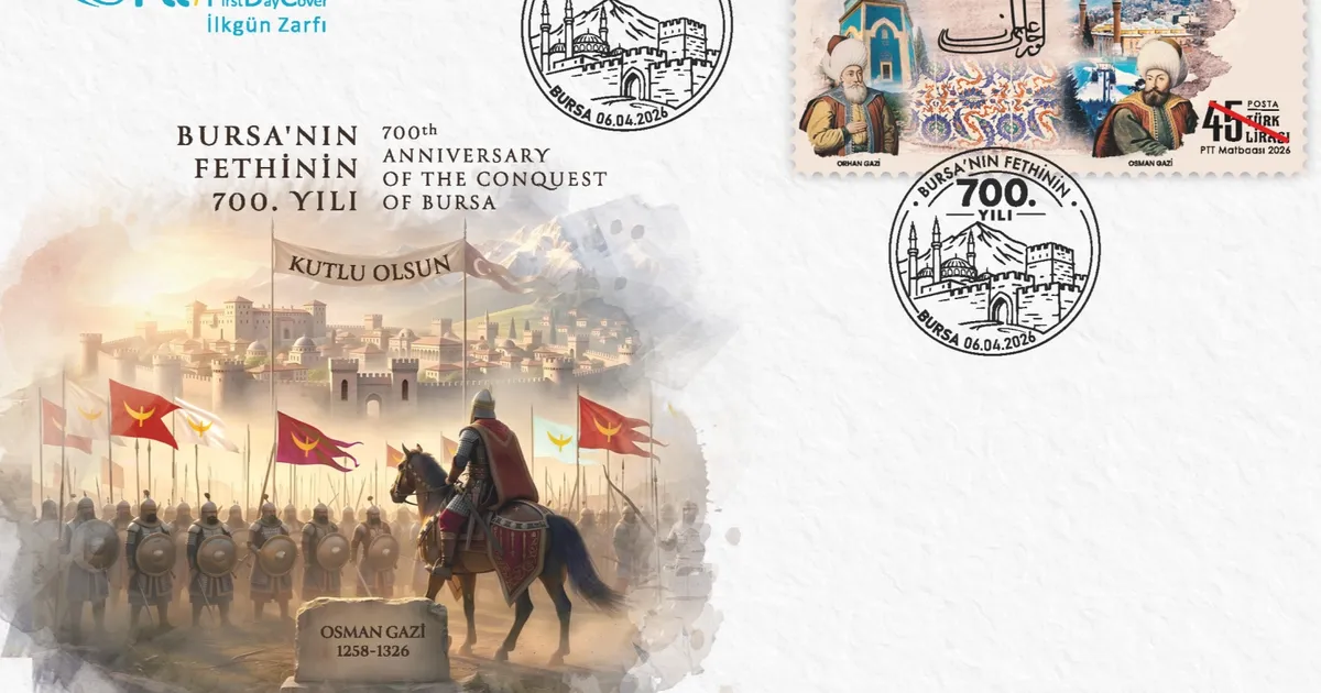 PTT'den Bursa'nın fethine özel anma pulu