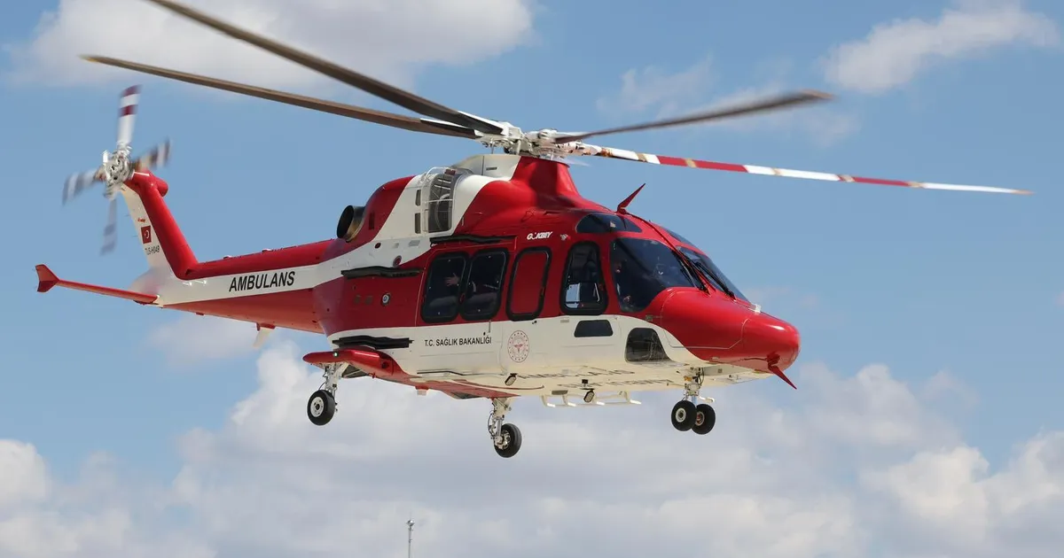 GÖKBEY hava ambulansı oluyor