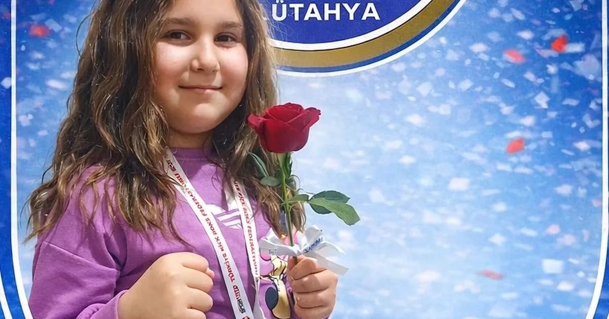 Minik sporcu İdil Çakır’dan Türkiye ikinciliği