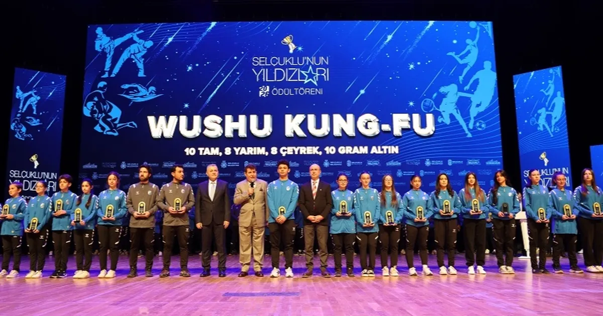 Konya Selçuklu'nun gururlandıran yıldızları ödüllendirildi