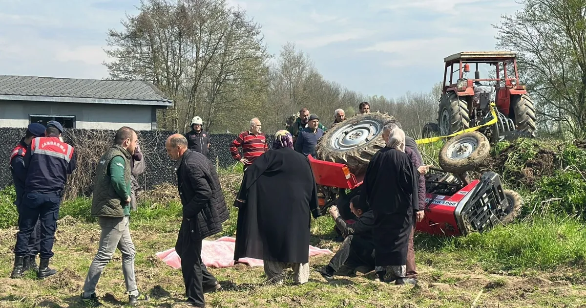 Düzce’de traktör kazası: 1 ölü