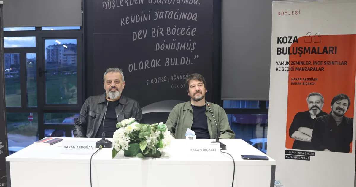 Bursa Nilüfer'de Koza Buluşmaları'nın konuğu Hakan Bıçakçı oldu