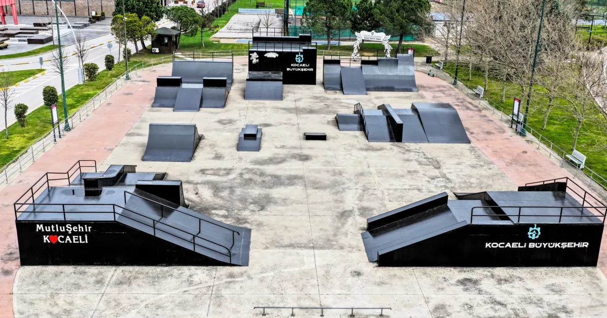Kocaeli Sekapark’ta Skate Park yenilendi
