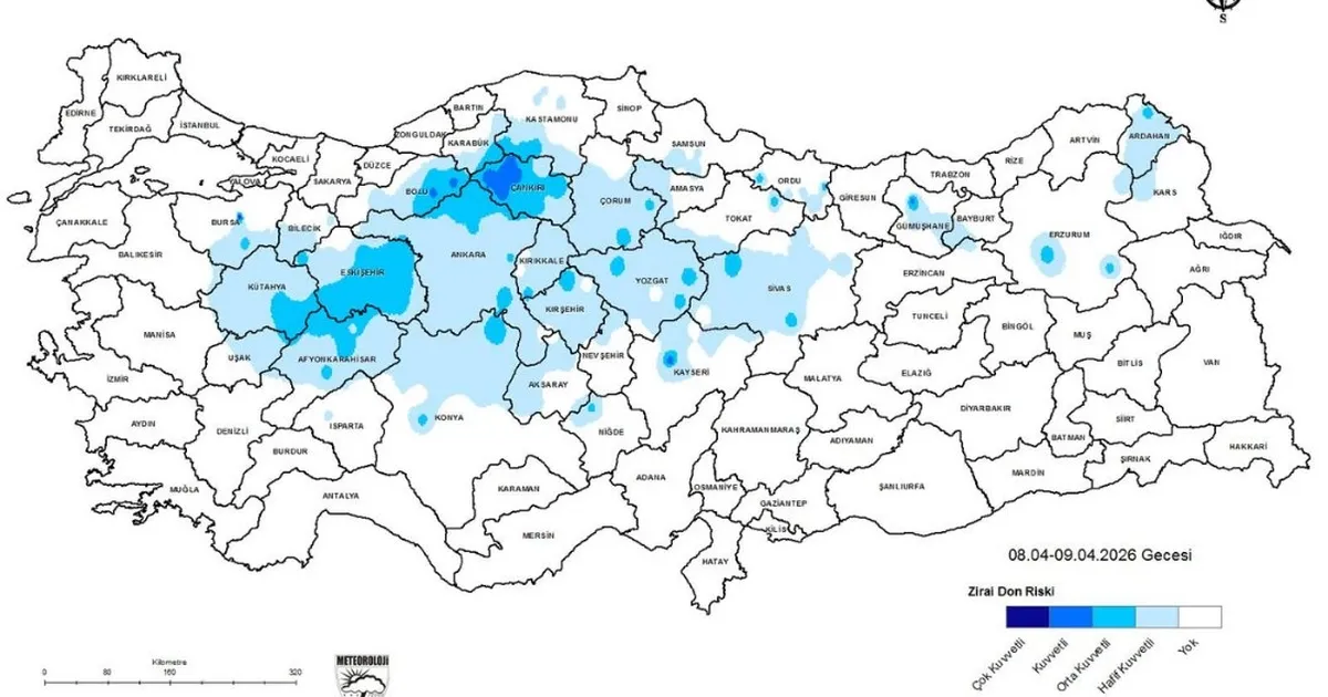 Tekirdağ’dan zirai don uyarısı!