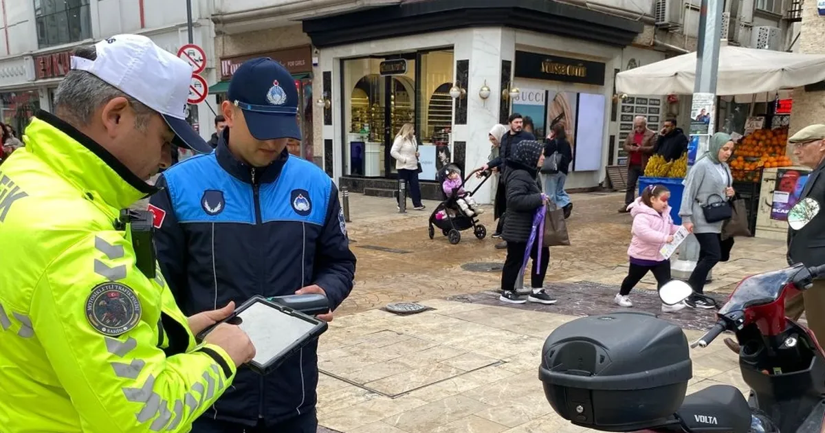 Ordu’da trafiğe kapalı caddelerde motosiklet denetimi