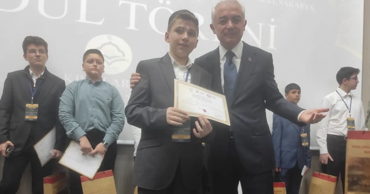 Sakarya’dan “Genç Bilaller Ezan Okuma Yarışması”nda büyük başarı