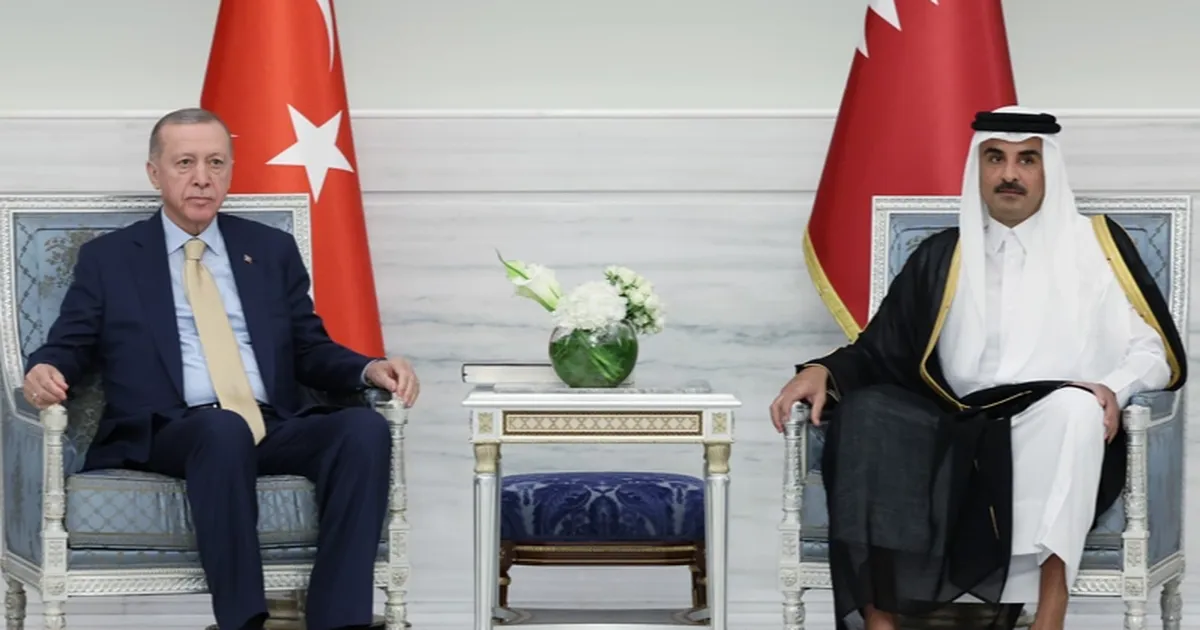 Cumhurbaşkanı Erdoğan ile Katar Emiri Al Sani görüştü