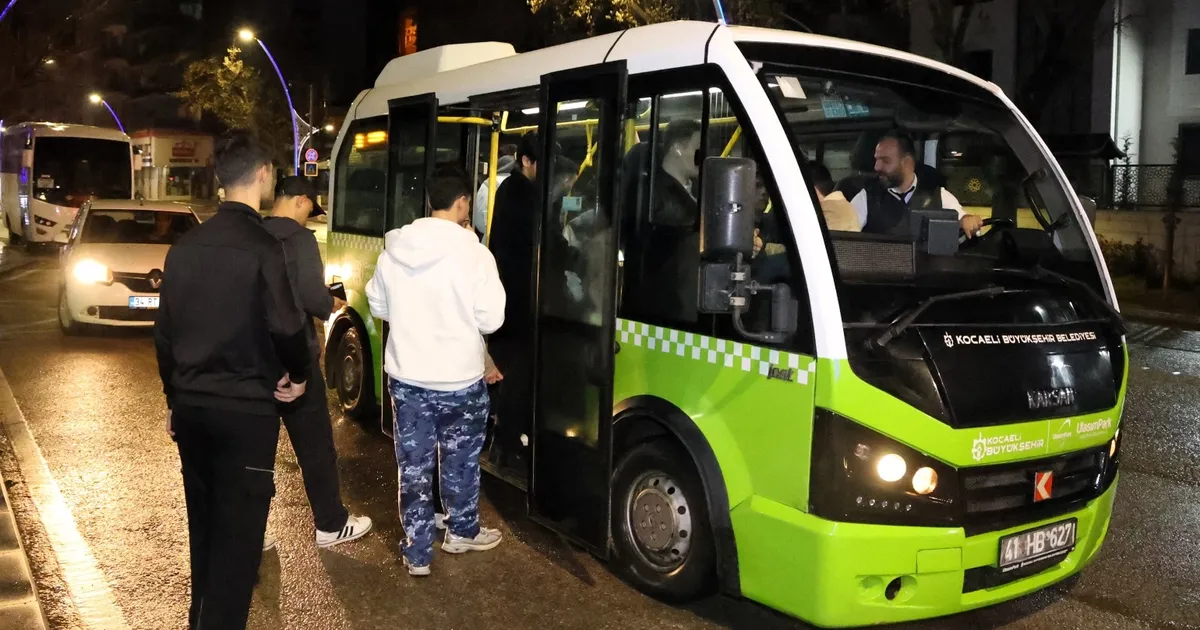 Kocaeli'nin gece seferlerine ilgi her geçen gün artıyor - Gündem Haberleri