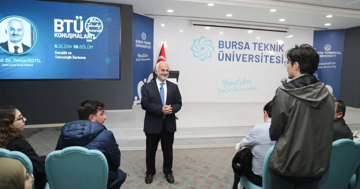 BTÜ Konuşmaları’nda Prof. Dr. Temel Kotil gençlerle buluştu