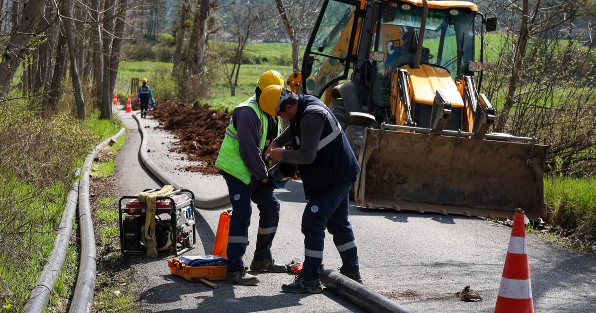 Sakarya Taraklı’da kaliteli su için yeni hat çalışması