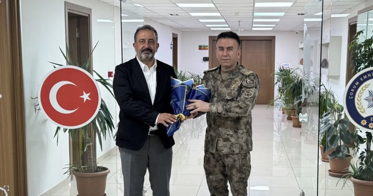 Çorum Belediyesi’nden Polis Haftası ziyareti