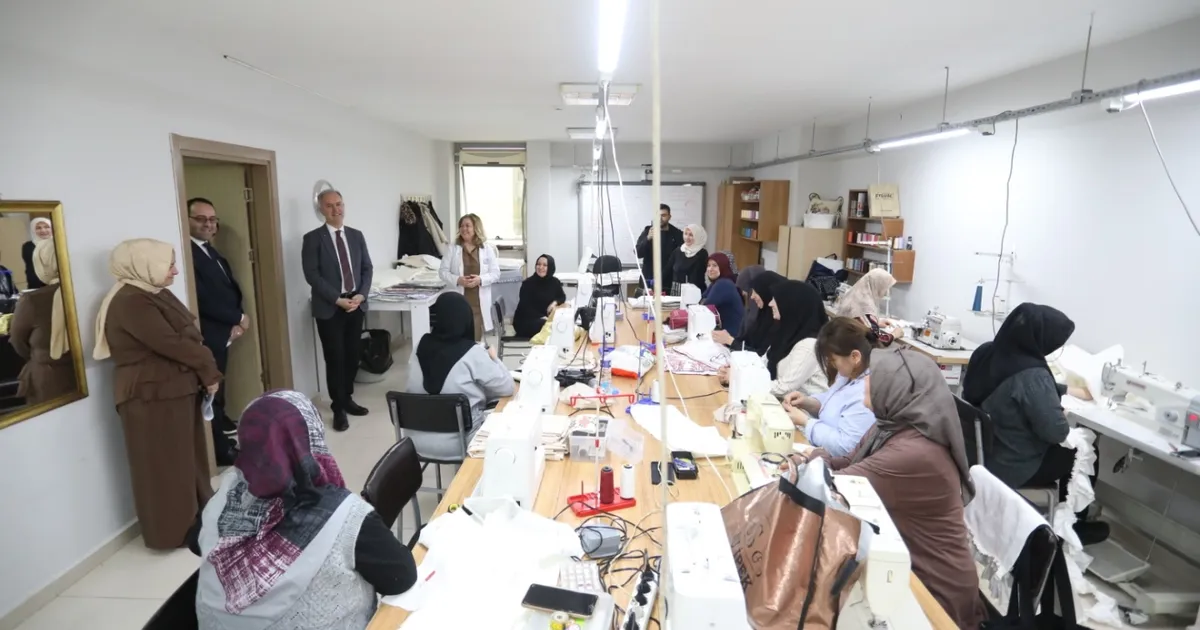 Bursa İnegöl'de Başkan Taban’dan İnesmek kursiyerlerine ziyaret